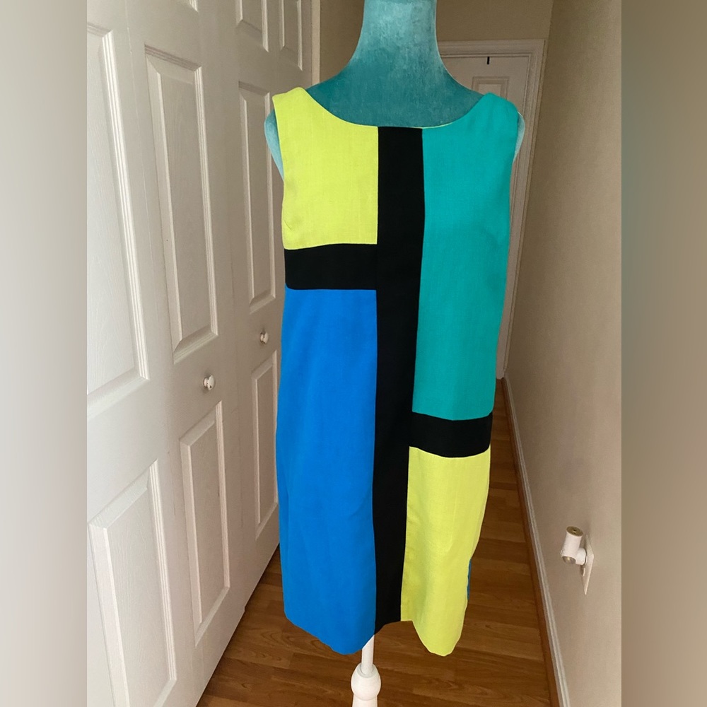 Vintage The Limited Color Block Dress